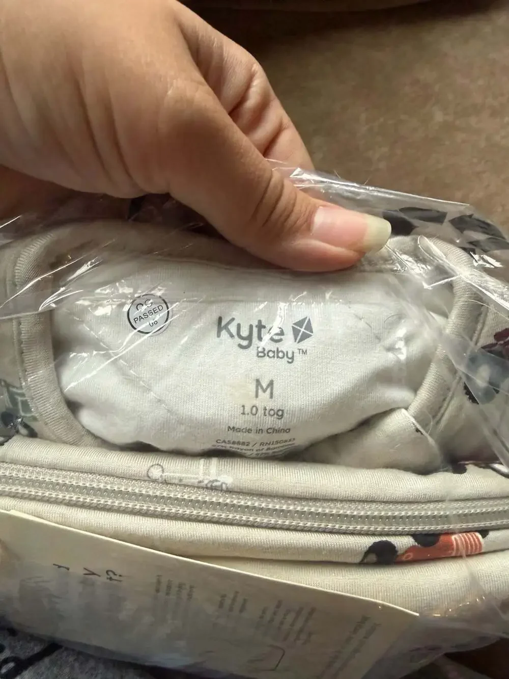 Kyte Baby The Original Bamboo Sleep Bag - Tractor Print - M - 1.0 TOG
